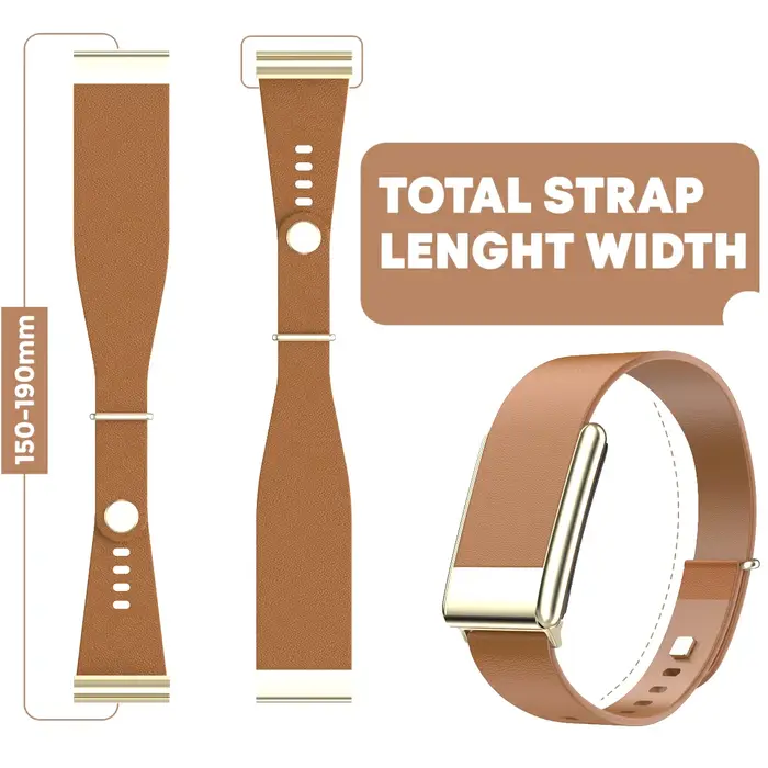 Bracelet en cuir souple pour Whoop 5.0/Whoop 5.0 MG