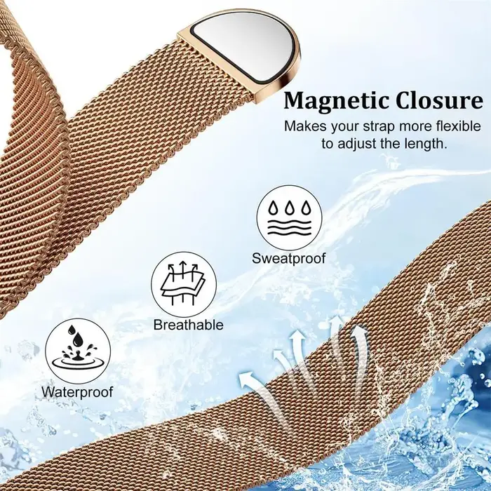2in1 boucle milanaise + étui pour montre Redmi 6 5 4 3Active 3Lite diamant couverture + bracelet
