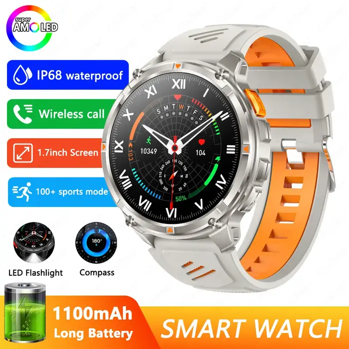 2026 nouveau T-Rex3 Pro 1100mAh batterie montre intelligente GPS chemin 5ATM étanche sport course tr