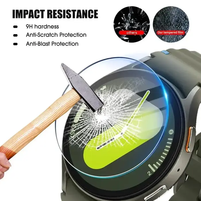 Protecteur d'écran en verre trempé pour Samsung Galaxy Watch 7