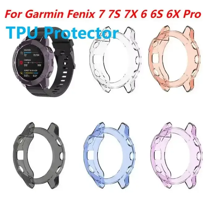 Étui de protection pour Garmin Fenix 7 7S 7X Pro Solar 6 6S 6X Pro