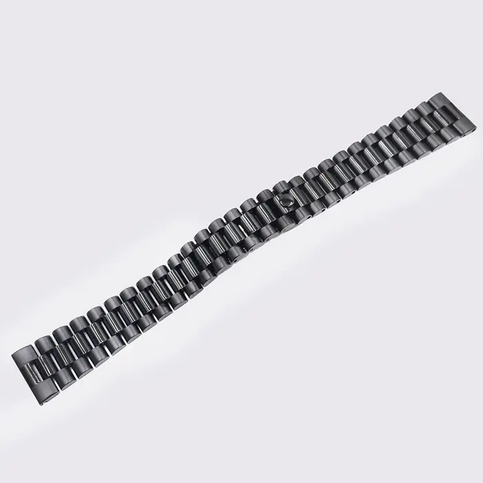 Rolamy 20 22mm 316L acier solide extrémité droite vis liens remplacement Bracelet de montre