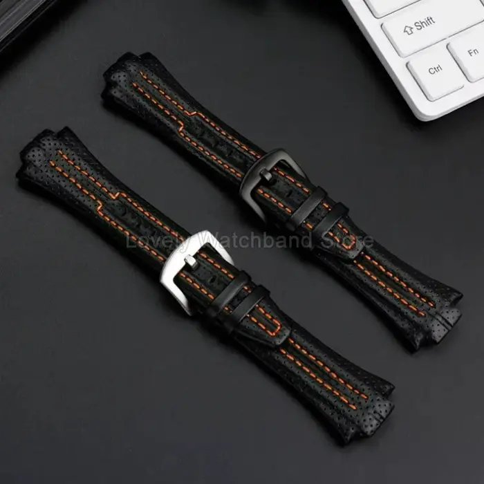 Bracelet de montre en cuir véritable