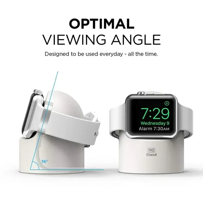 Station de chargement en Silicone pour Apple Watch série 11 10 9 8 7 6 5 SE Ultra 3 2 1