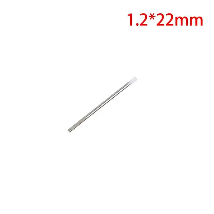 Outils d'entretien de montres, tournevis à tête plate, corps droit, lame plate, réparation de montre