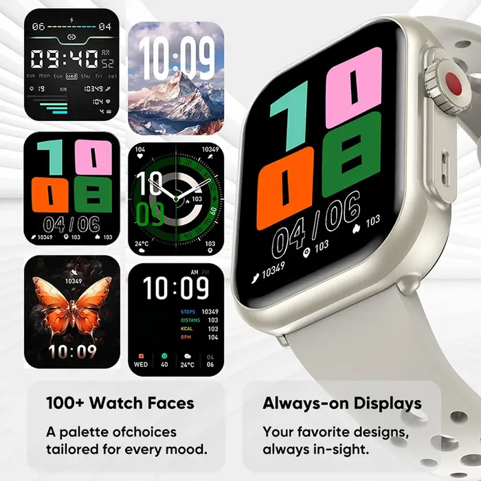 2025 nouveau pour Xiaomi montre intelligente hommes femmes 1.85 pouces HD AMOLED plein écran tactile IP68 étanche Bluetooth appel SmartWatch homme