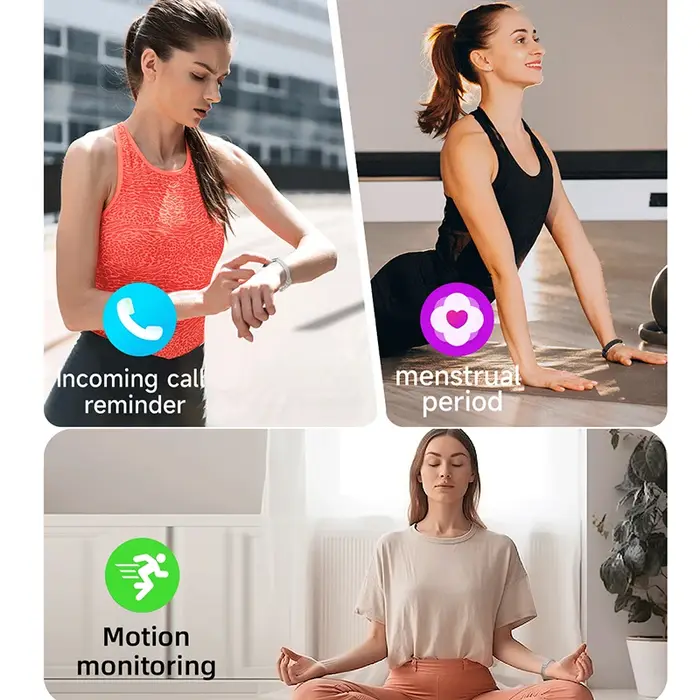 Nouveau Bracelet intelligent de santé hommes femmes Fitness bande de sport Test de stress moniteur HRV podomètre étanche montre intelligente pour Android iOS