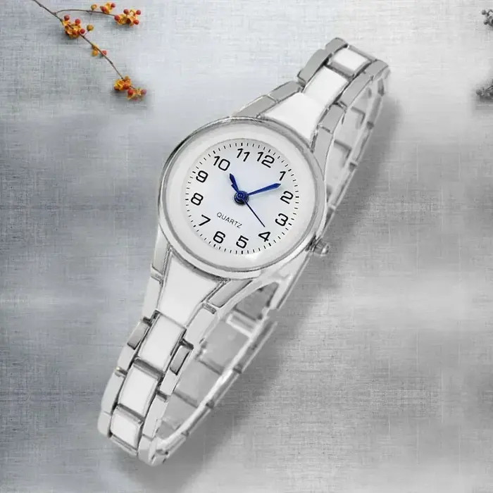 Montre-bracelet numérique en céramique pour femme