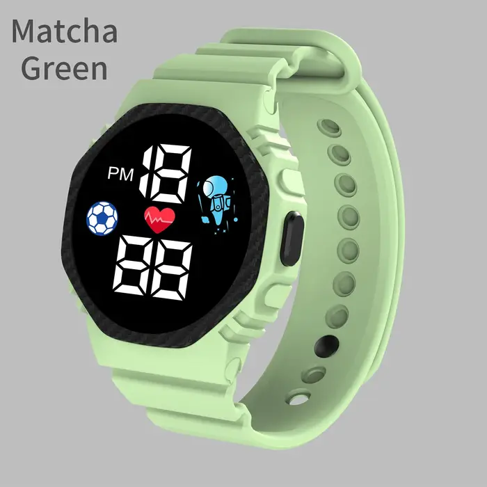 Montre numérique étanche pour enfants, montres de sport électroniques pour enfants, montre-bracelet 