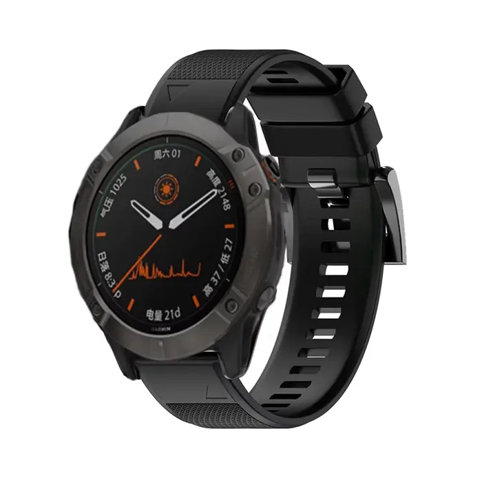 Bracelet de montre en silicone QuickFit pour Garmin, Epix Pro, Isabel 2, 7, 7X, 6, 6X, Pro 5, 5X, 22mm, 26mm, 47mm, 51mm