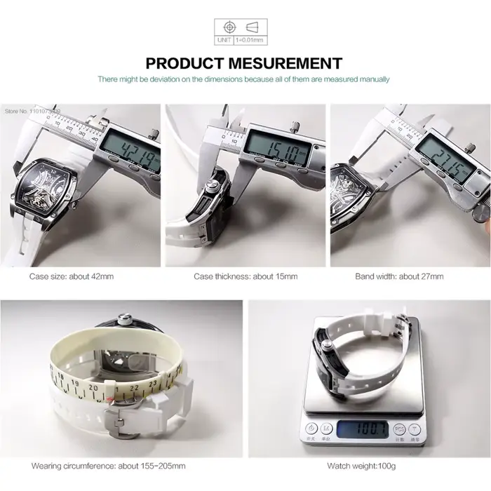 MEGIR – montre mécanique automatique de Style sport pour hommes
