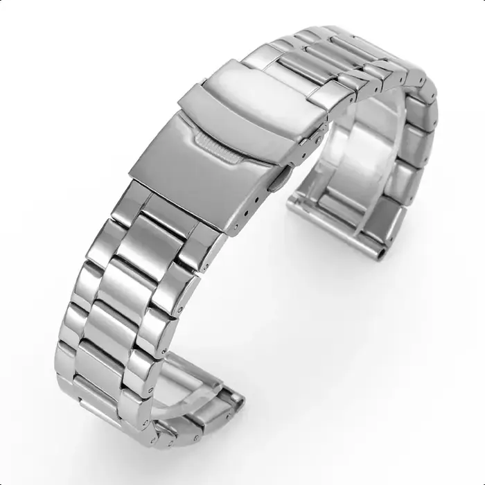 Bracelet de remplacement universel en métal, bracelets de montre en acier inoxydable de 20mm, 22mm, 