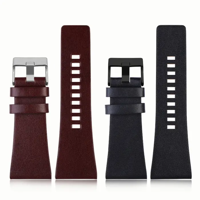 Bracelet de montre en cuir pour hommes, pour Diesel DZ7396 DZ1206 DZ1399 DZ1405, 22-32mm, Bracelet de montre de remplacement, grande taille
