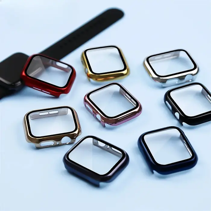 Coque en verre plaqué pour Apple Watch Series 9
