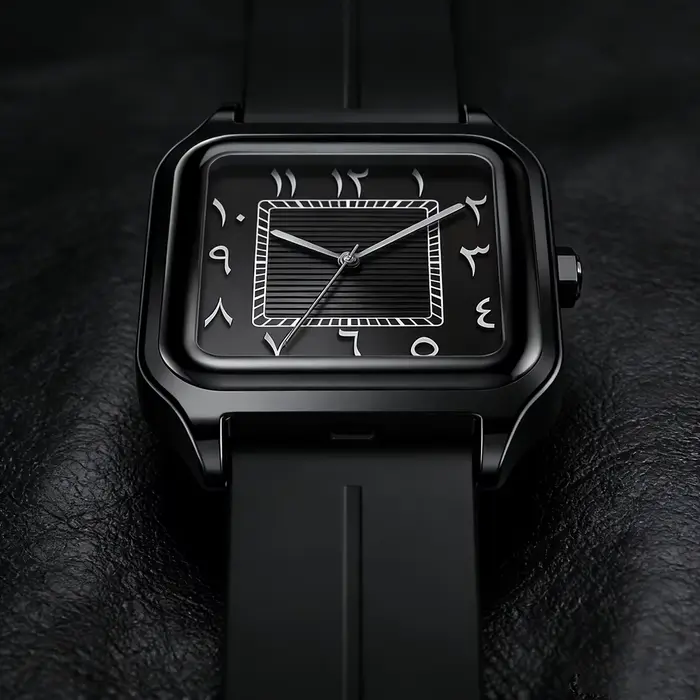 Montre à Quartz avec chiffres arabes du moyen-orient
