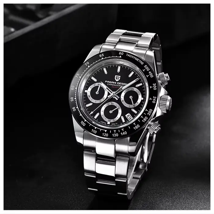 Nouvelle montre-bracelet de luxe à quartz PAGANI DESIGN Chronographe 2026 pour homme