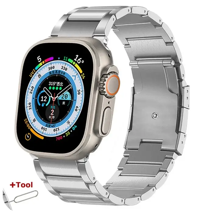 Bracelet en titane pour homme pour Apple Watch Ultra 2
