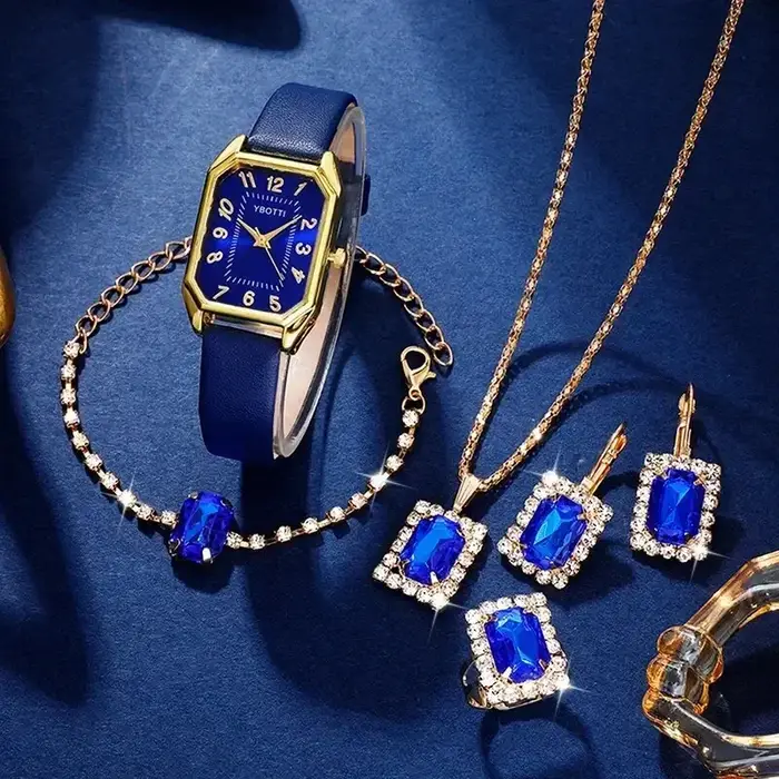Montre-bracelet à quartz carrée pour femme