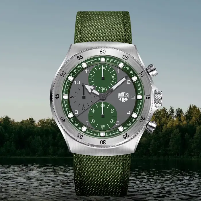 Montres pour hommes 2026 RollsTimi Nouvelle montre à quartz en nylon tendance