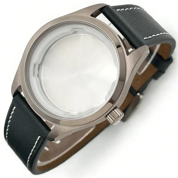 Boîtier de montre pilote 40mm compatible avec cadran 33-34.3mm pour Seiko 5Sports NH35/36/Eta2824