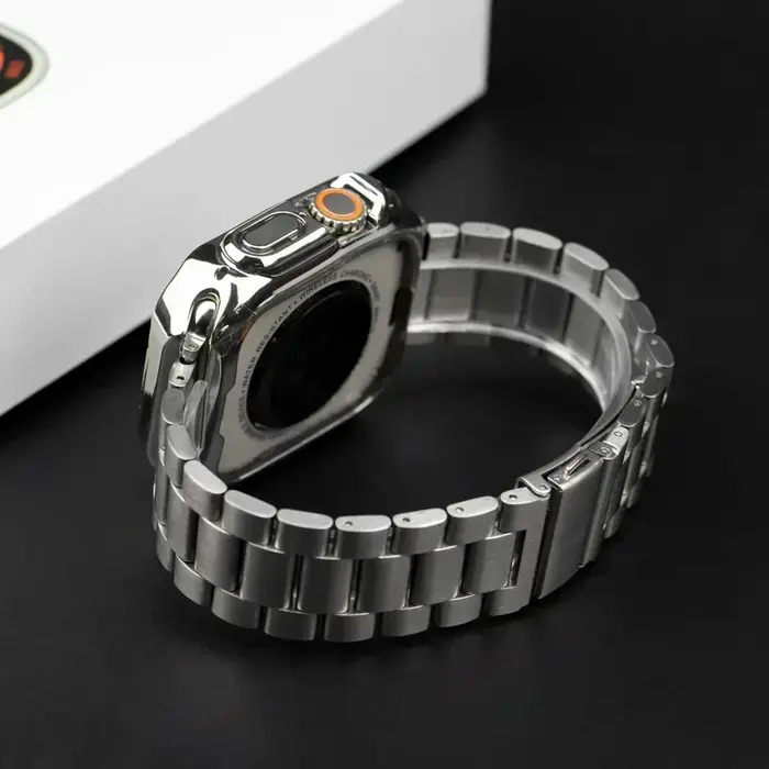 Bracelet en acier Starlight pour Apple Watch Series Ultra2 10 9 8 7 SE 6 5 4 3 46mm 49mm
