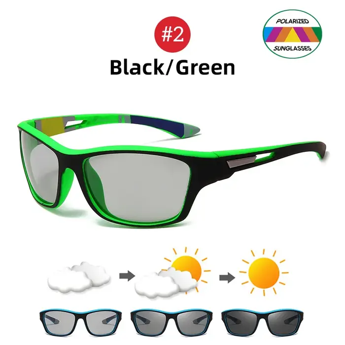 Lunettes de soleil photochromiques de cyclisme pour hommes et femmes