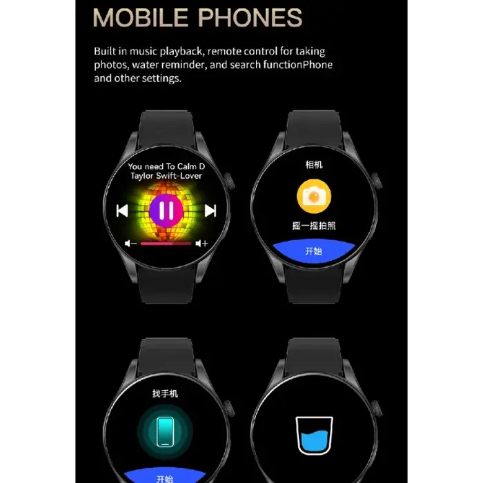 Nouvelle montre intelligente 4G BW16 : WiFi | GPS | Android IOS | Écran de 1