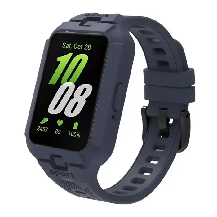 Bracelet de montre + étui de protection pour Samsung Galaxy Fit 3, bracelet en Silicone pour montre 
