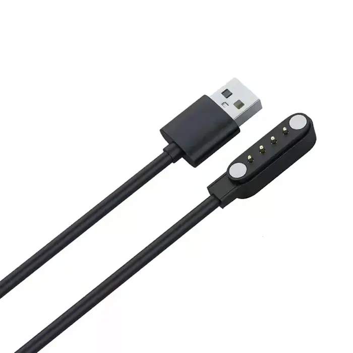 Cordon de chargeur de montre intelligente universel câble de charge magnétique 2 broches 4