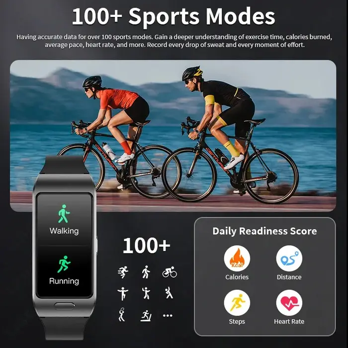 Casque montres intelligentes deux en un appels de réponse Assistant vocal surveillance de la santé Smartband contrôle des gestes Smartwatch 2025 nouveau