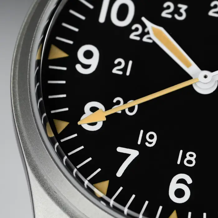 Militado ML07C Vintage 36mm montre à Quartz mis5 Super 2035 mouvement bombé saphir cristal lumineux 10Bar montres étanches