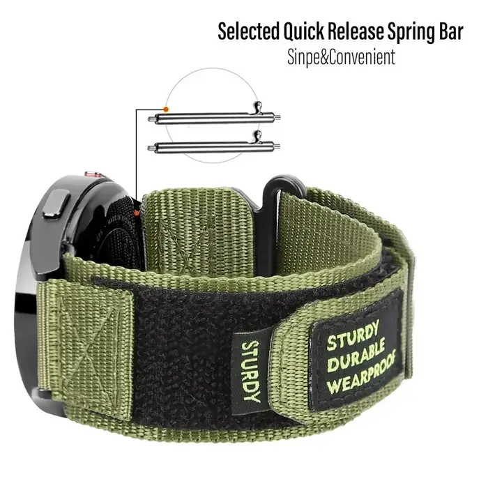 Bracelet en Nylon Camouflage 22mm 20mm