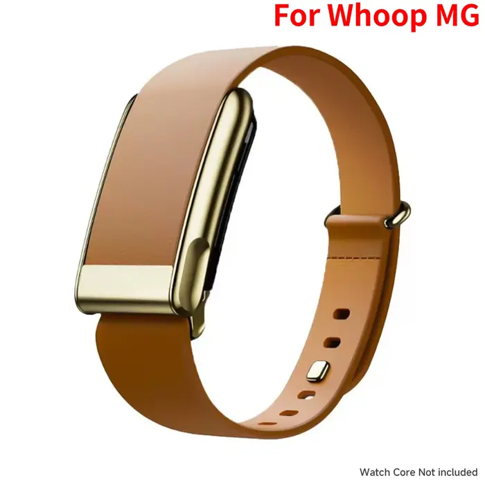 Bracelet en cuir officiel de luxe conique pour Whoop 5.0 one+peak 5.0 MG