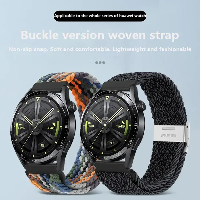 Bracelet élastique tressé 20 22mm