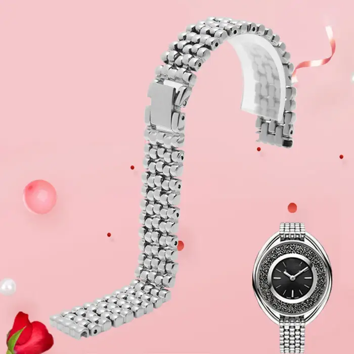 12 14 16 18Hi-Q acier inoxydable petit bracelet de montre pour femme bracelet résistant à l'usure et
