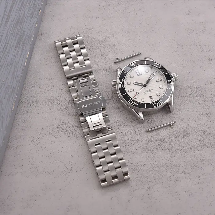 Bracelet de montre en acier pour Jubilee Flat Watch