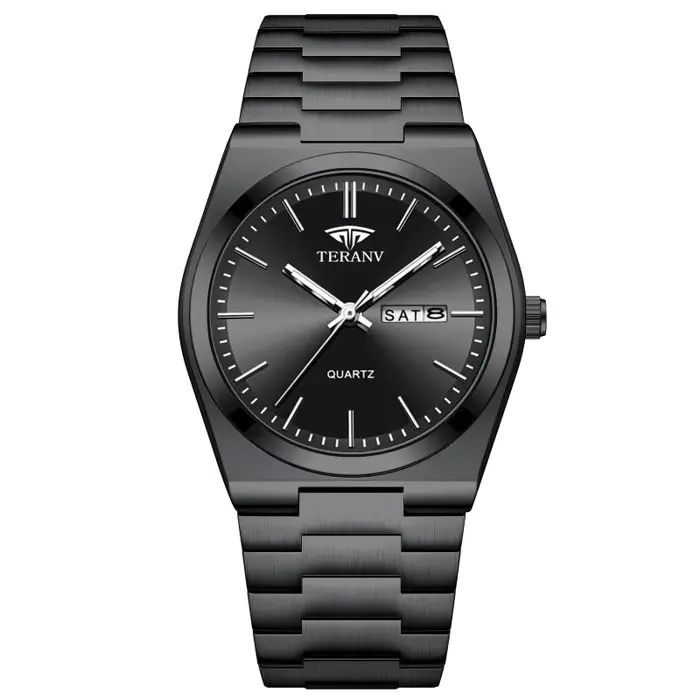 Montre pour homme, montre à quartz ultra-fine lumineuse, tendance et décontractée