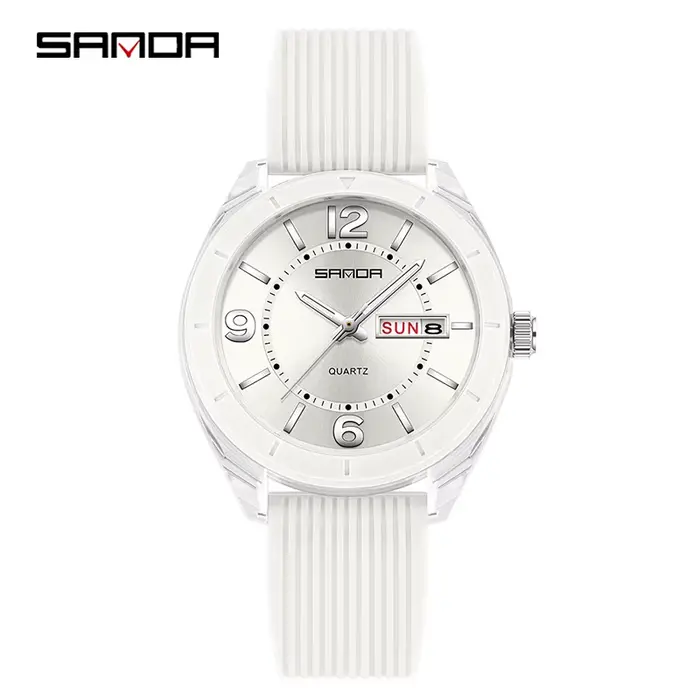 SANDA nouvelle montre à Quartz pour femmes étanche Auto Date semaine élégant luxe dames montre étanc