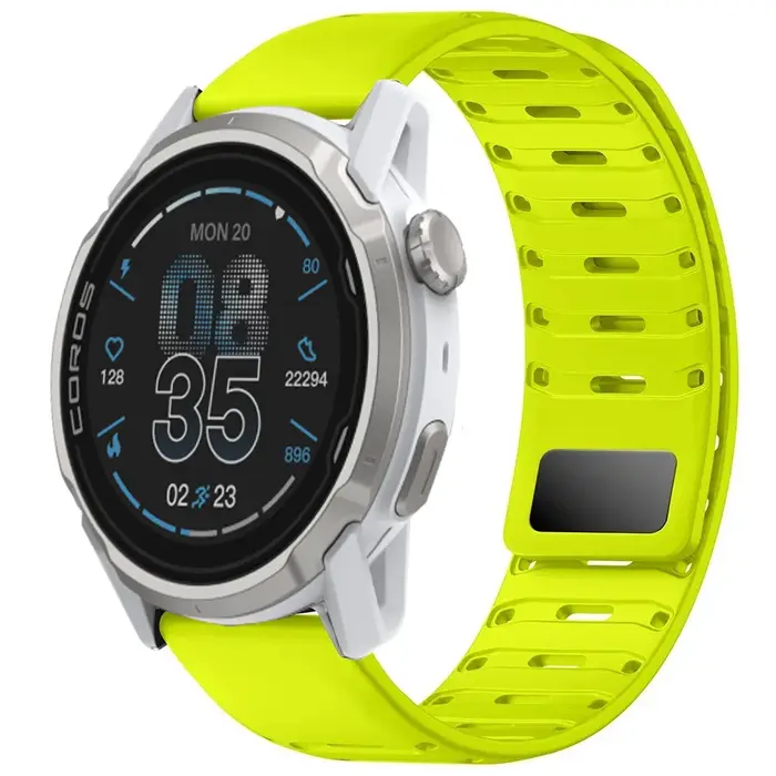 Bracelet en Silicone de 22mm pour montre COROS PACE Pro/4 APEX 4