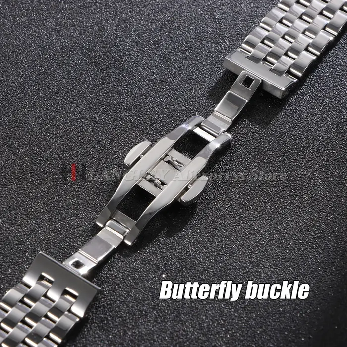 Bracelet de montre en acier inoxydable massif