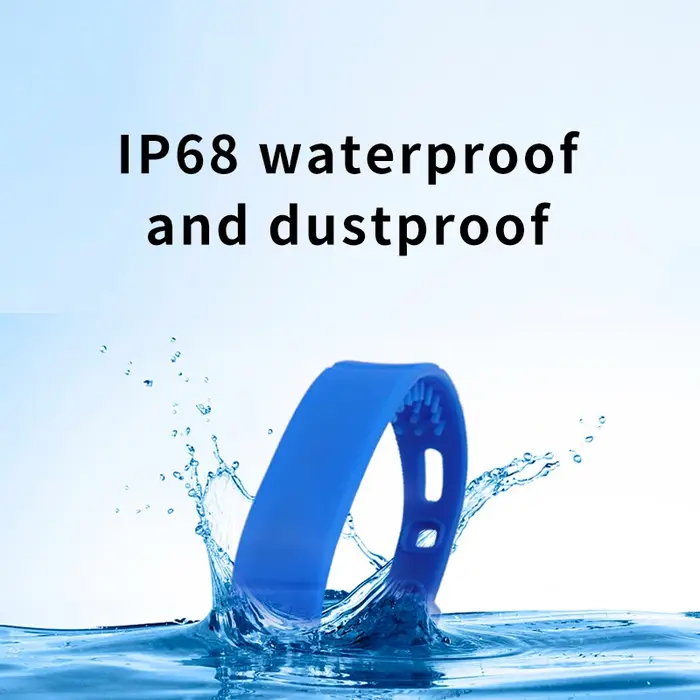 Bracelet en Silicone avec puce RFID UHF