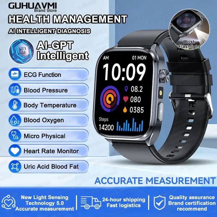 Nouvelle Montre Connectée ECG Précise 2026 pour Hommes : Analyse de la Santé Cardiaque
