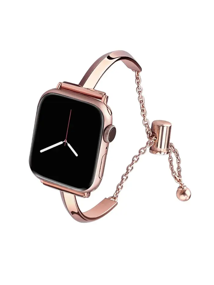 Bracelet de montre de luxe pour Apple Watch série 8 7 41 45mm 6 Se 5 4 femmes