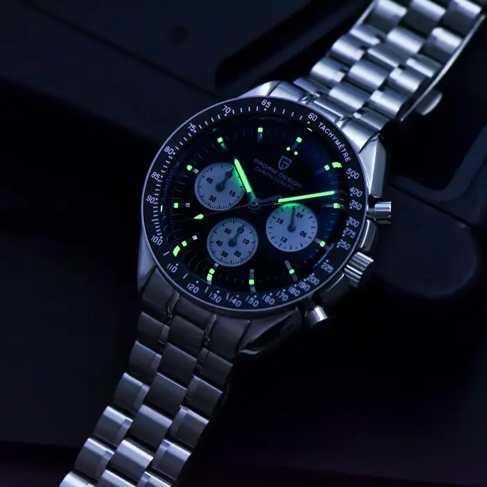 PAGANI DESIGN 2026 Nouvelles Montres pour Hommes Panda Moon Watch Montre à Quartz de Luxe pour Homme