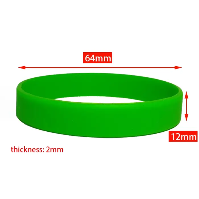 Bracelets de sport en silicone pour hommes et femmes