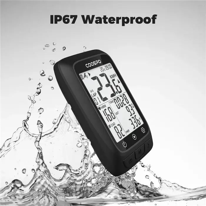 Coospo – compteur de vélo sans fil BC107, GPS, odomètre, compteur de vitesse, 2.4 pouces, bluetooth 