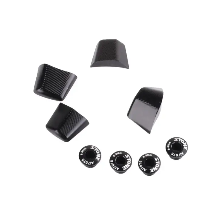 Boulons à plateau unique, écrous décorés en alliage pour Shimano FC-9000 R7000 R8000 R9100 R9200 fc-
