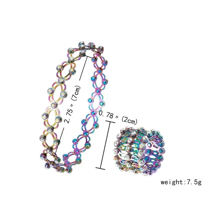 Bracelet Anneau Rétractable Magique 2 en 1
