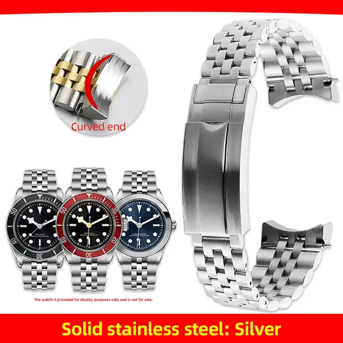 Bracelet de montre Jubilee en acier inoxydable
