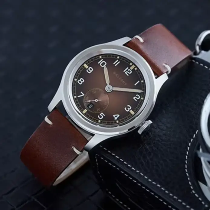 Baltany – montre automatique pour hommes, 39mm, montre-bracelet mécanique, saphir lumineux, étanche 10ATM, ST1731, petit cadran secondaire